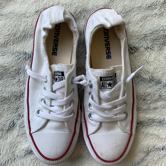 converse white slip
